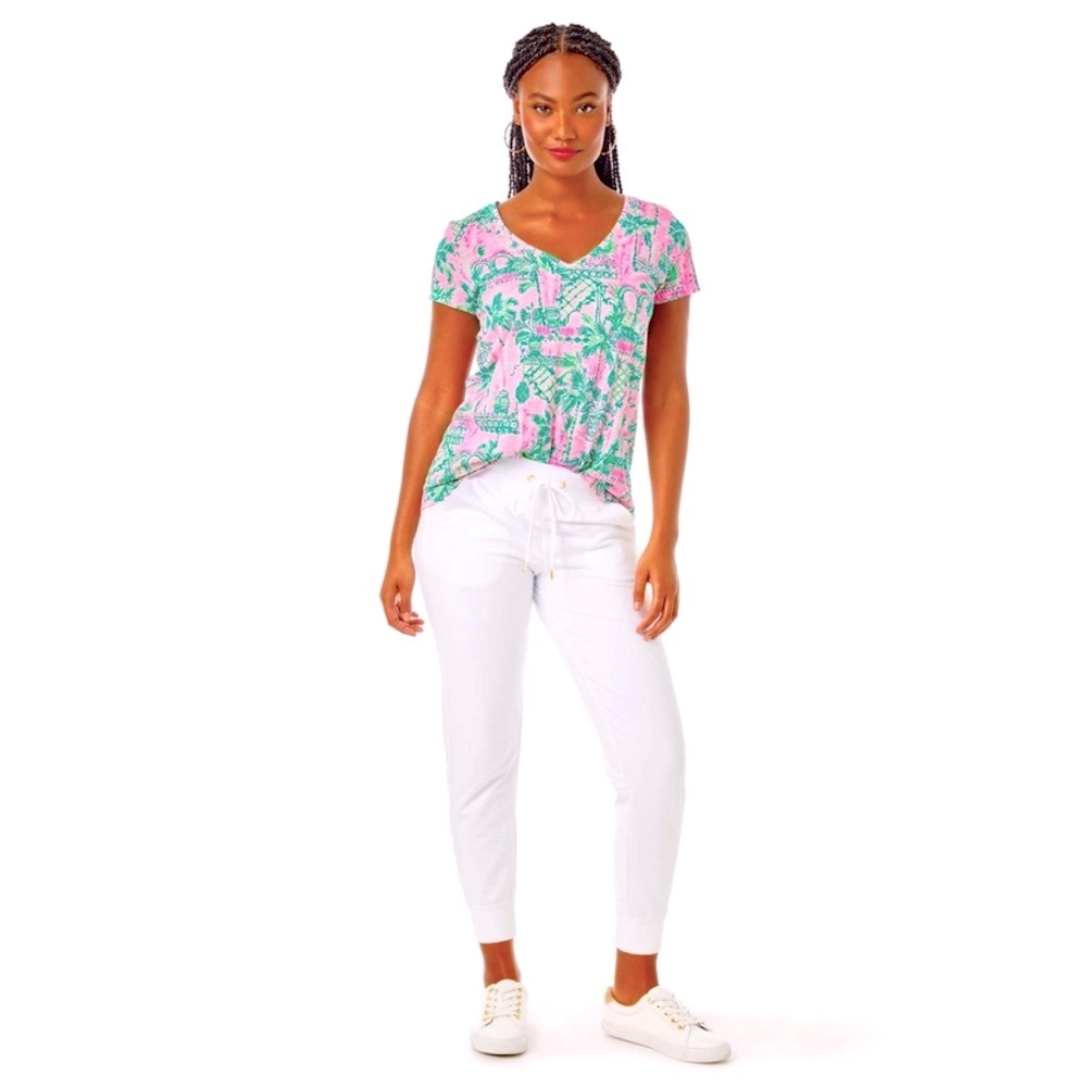 🌺 SOLD - Lilly Pulitzer Etta Scoop Neck Top - Size Large - NWT - Picture 4 of 7